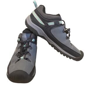 Keen Women Targhee Low Hiking Shoes EU 37 US 5 Waterproof Leather Gray Outdoor